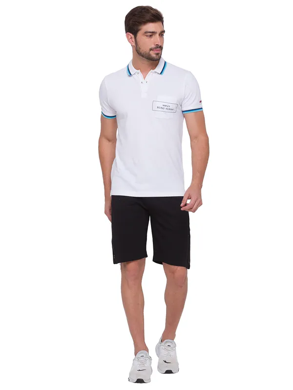 Being Human Clothing Men Regular Fit Shorts-Black