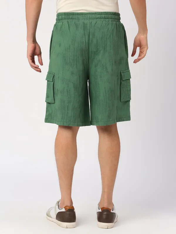 Being Human Men Regular Fit Track Shorts-Sulphur Spring