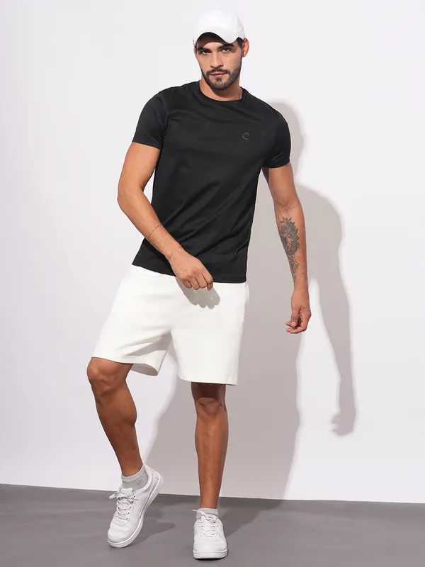 Being Human Mens-Bottom Shorts White
