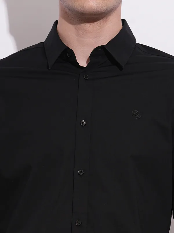 Being Human Clothing Mens-Top Shirts Black