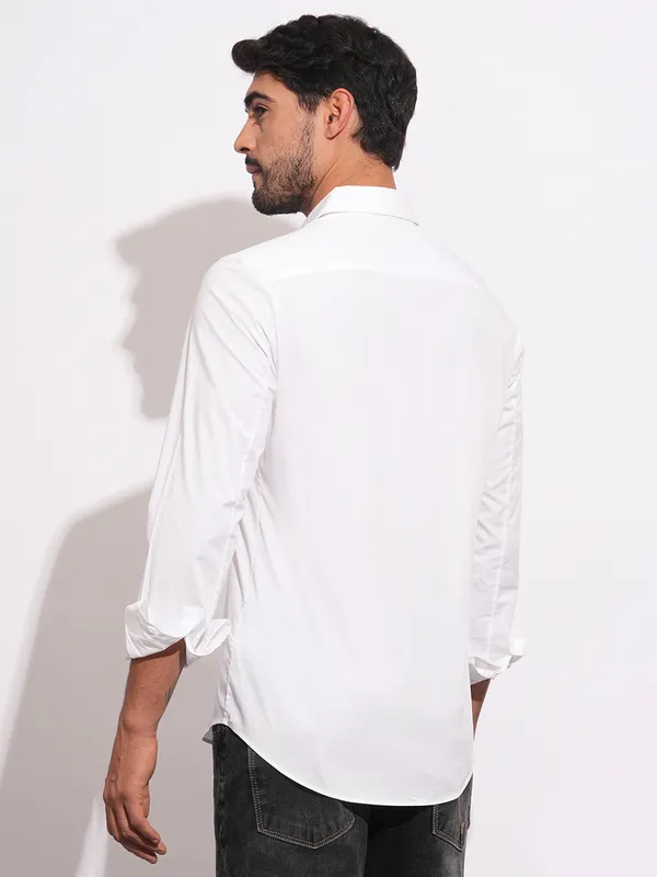 Being Human Clothing Mens-Top Shirts White