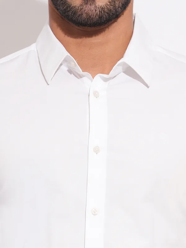 Being Human Clothing Mens-Top Shirts White