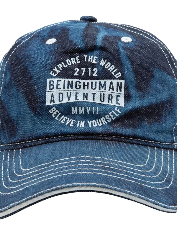 Being Human Men Blue Denim Caps