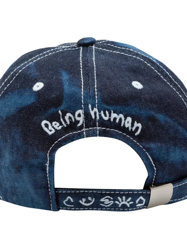 Being Human Men Blue Denim Caps