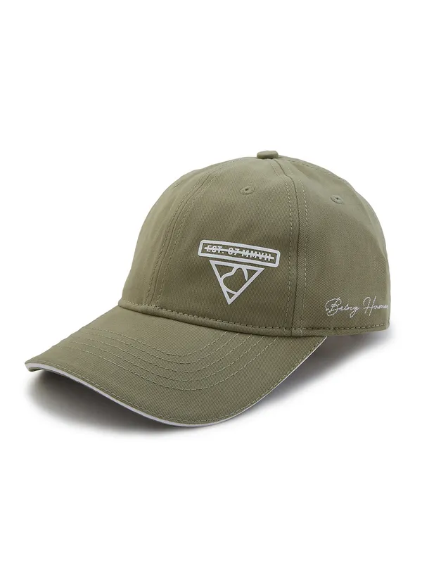 Being Human Unisex  Caps-Olive