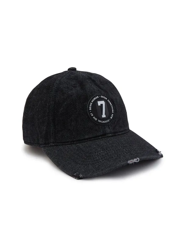 Being Human Clothing Unisex  Caps-Black Denim
