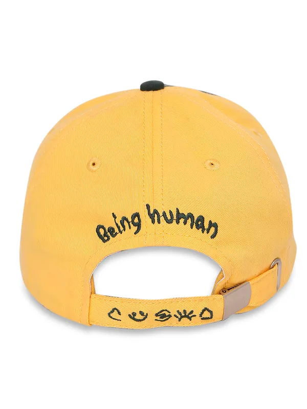 Being Human Accessories Caps-Dk Green/Yellow