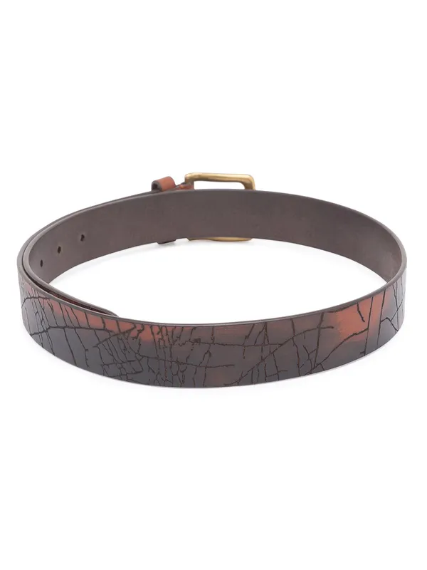 Being Human Clothing Men Tan Belts