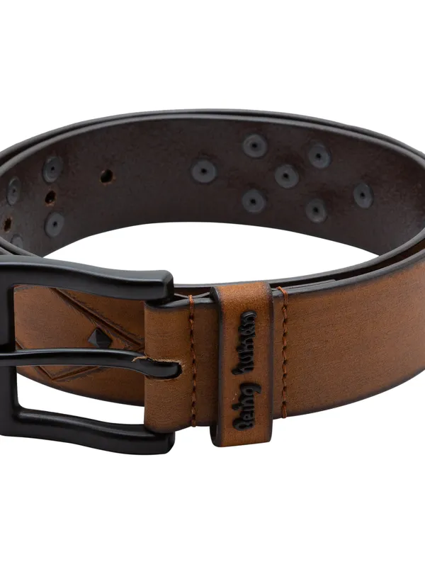 Being Human Clothing Men Tan Belts