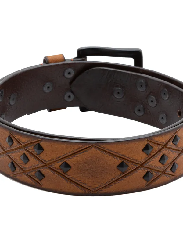 Being Human Clothing Men Tan Belts