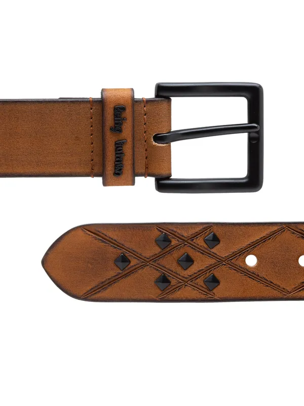 Being Human Clothing Men Tan Belts