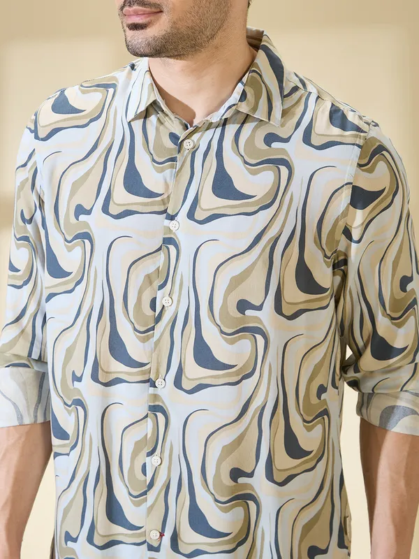 Being Human Clothing Mens-Top Shirts Blue
