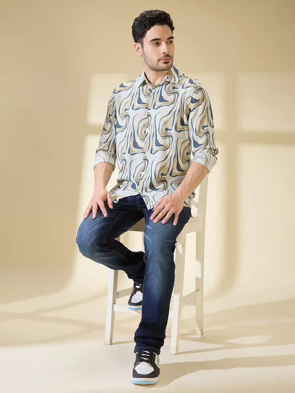 Being Human Clothing Mens-Top Shirts Blue