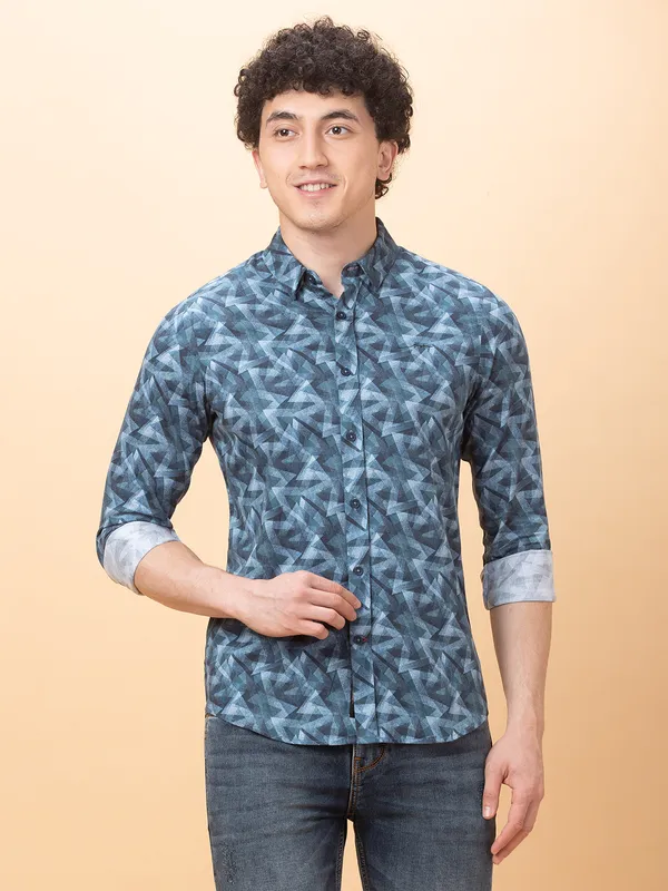 Being Human Clothing Mens-Top Shirts Blue