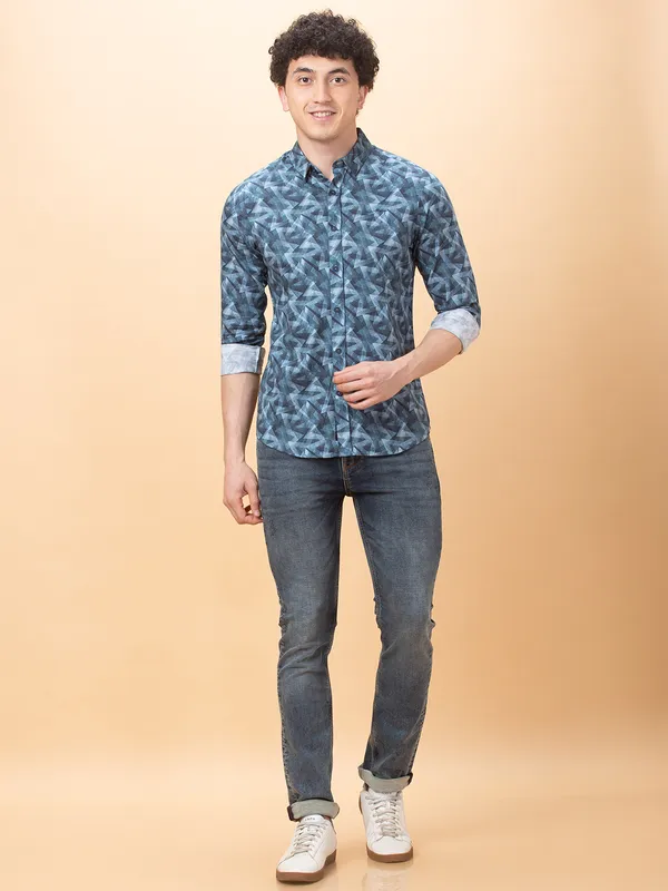 Being Human Clothing Mens-Top Shirts Blue