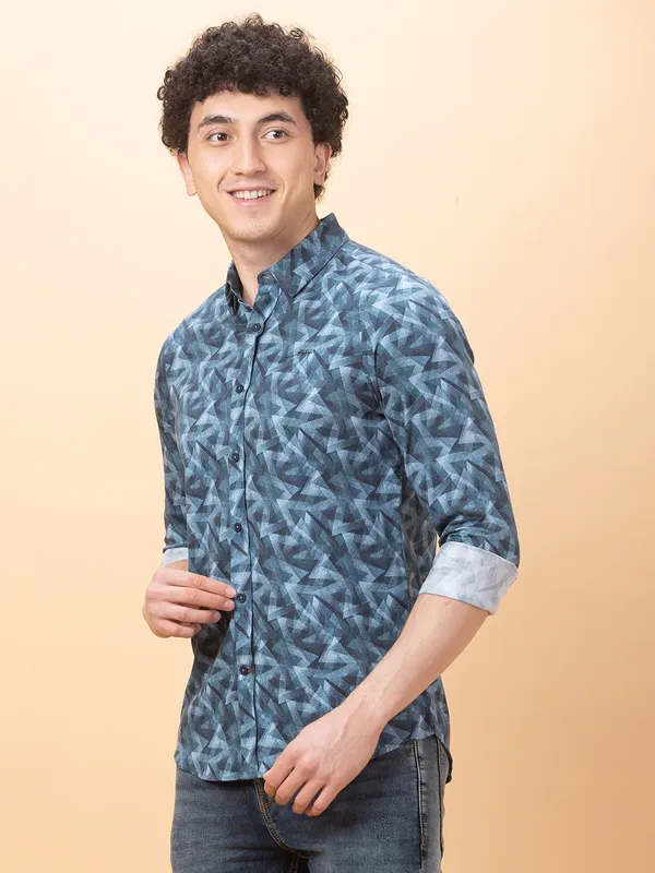 Being Human Clothing Mens-Top Shirts Blue