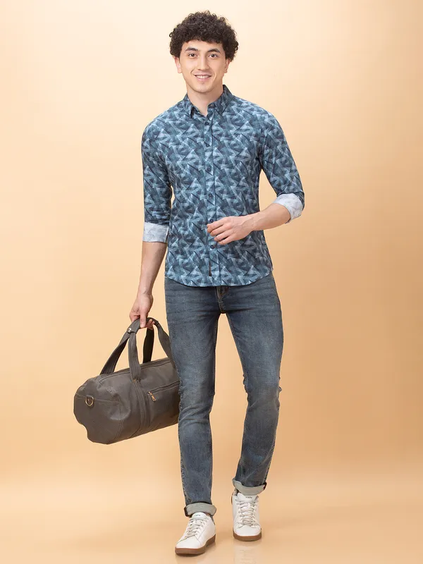 Being Human Clothing Mens-Top Shirts Blue