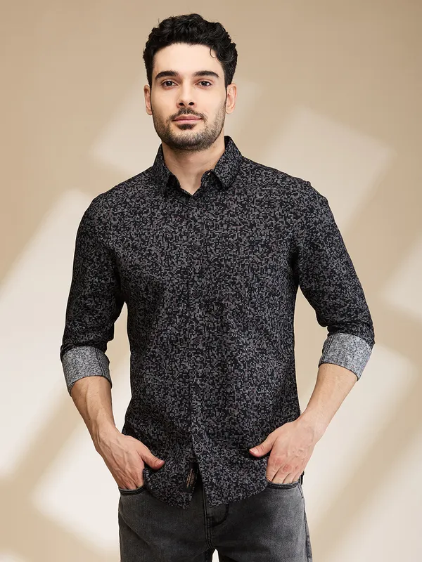 Being Human Mens-Top Shirts Black