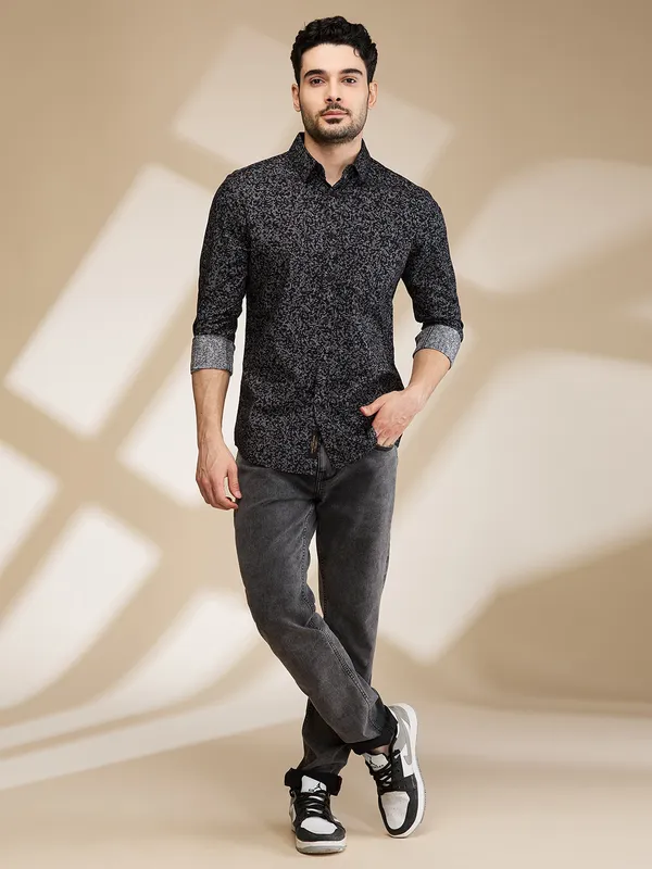 Being Human Mens-Top Shirts Black