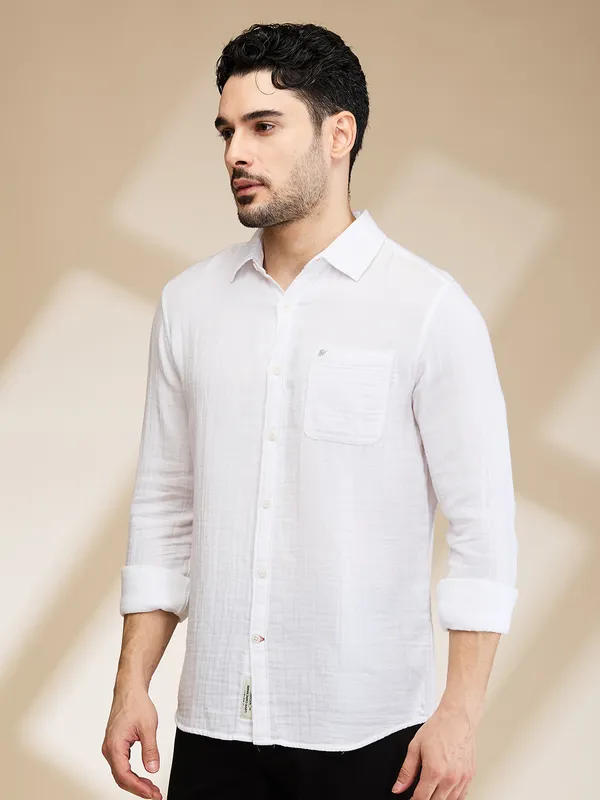Being Human Clothing Mens-Top Shirts White