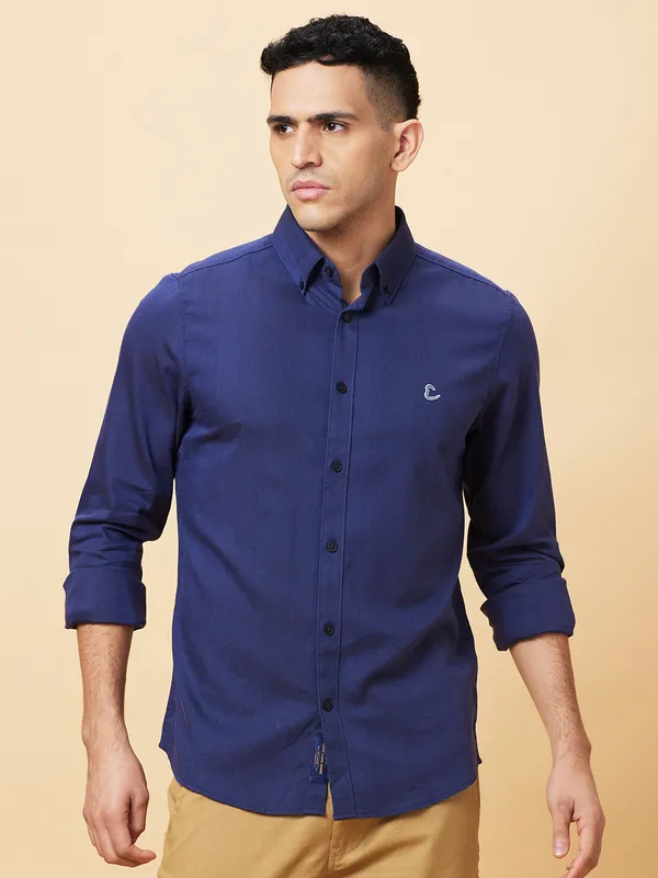 Being Human Clothing Mens-Top Shirts Navy