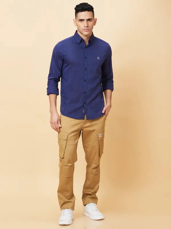 Being Human Clothing Mens-Top Shirts Navy