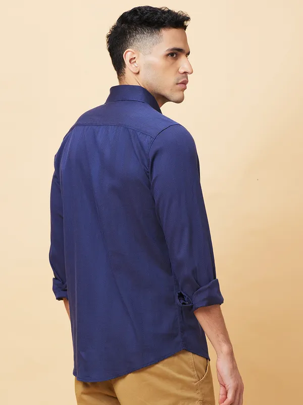 Being Human Clothing Mens-Top Shirts Navy