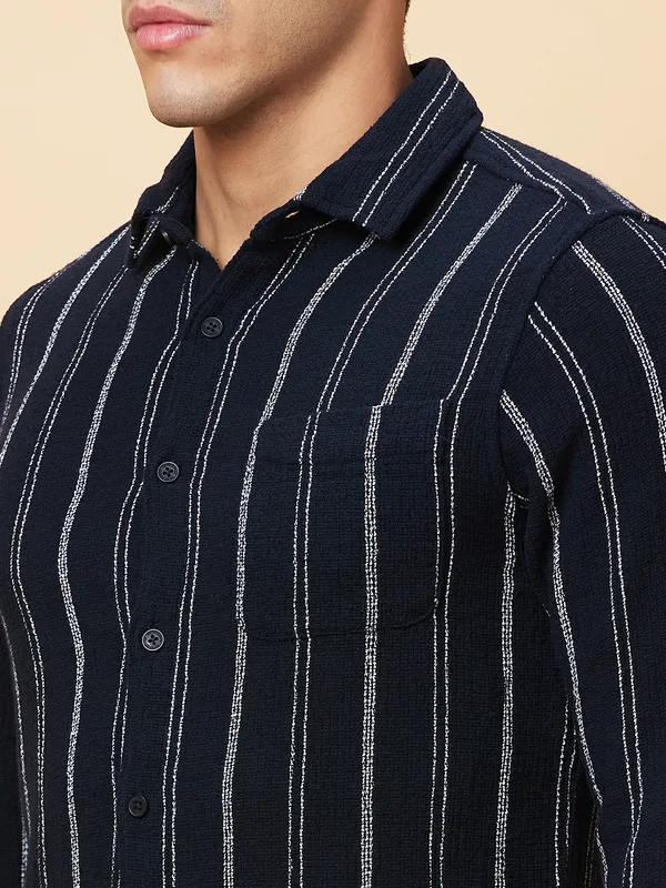 Being Human Clothing Mens-Top Shirts Black White