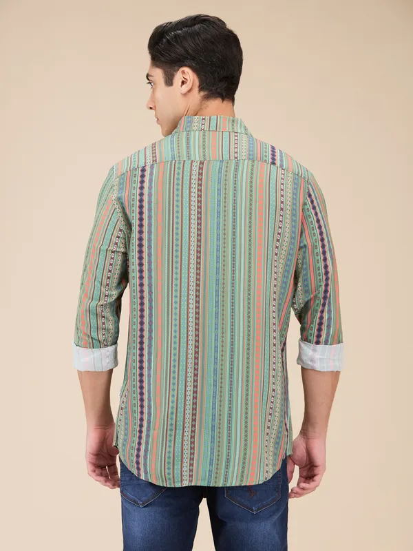 Being Human Mens-Top Shirts Fern Green