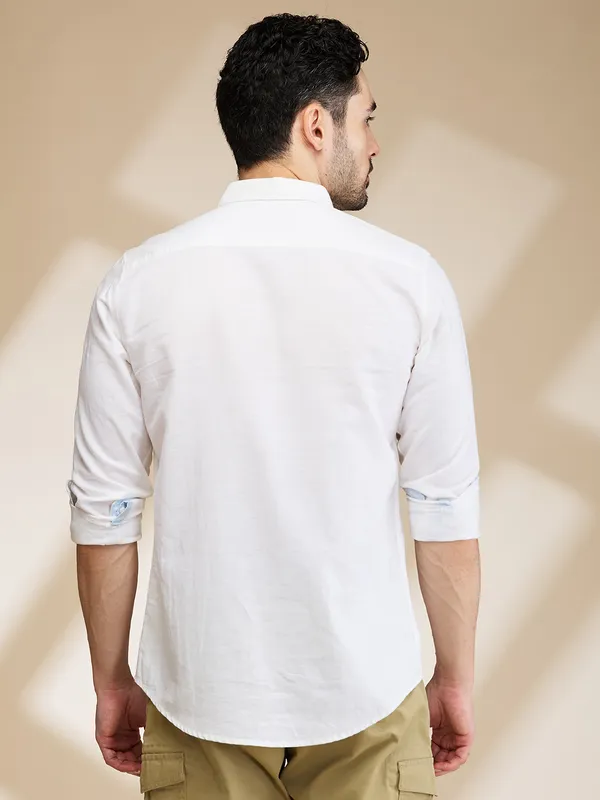 Being Human Mens-Top Shirts White