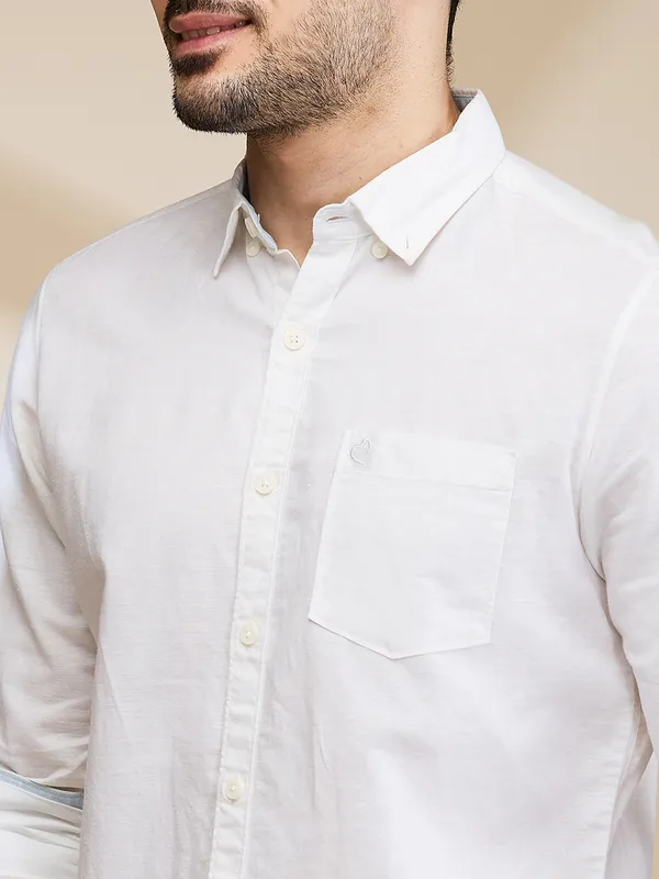 Being Human Mens-Top Shirts White