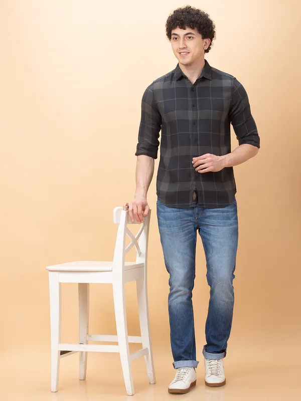 Being Human Mens-Top Shirts Green