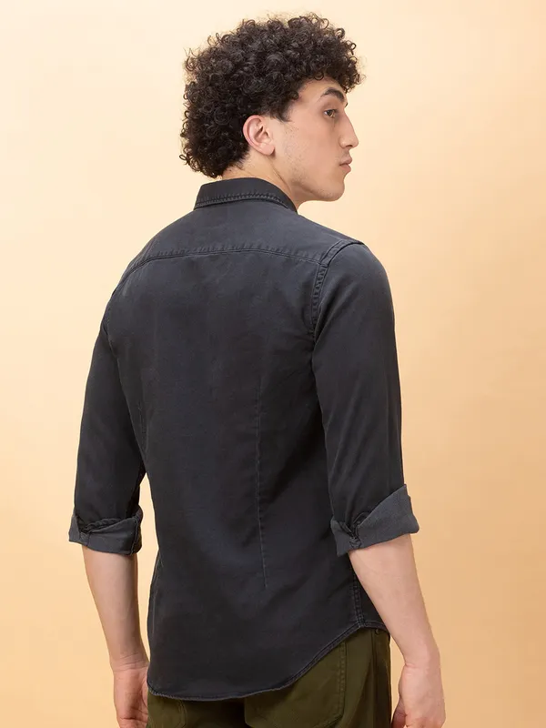 Being Human Clothing Mens-Top Shirts Black