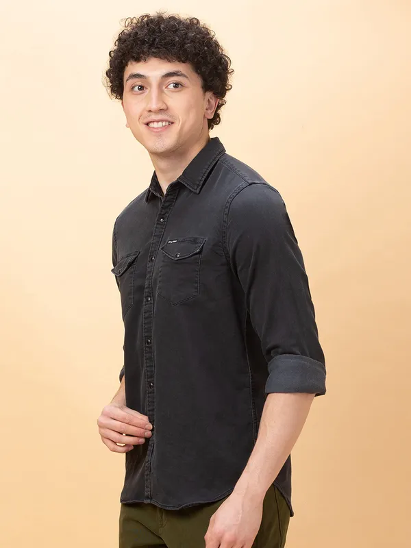Being Human Clothing Mens-Top Shirts Black