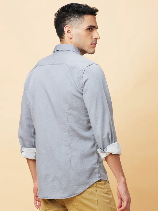 Being Human Clothing Mens-Top Shirts Grey