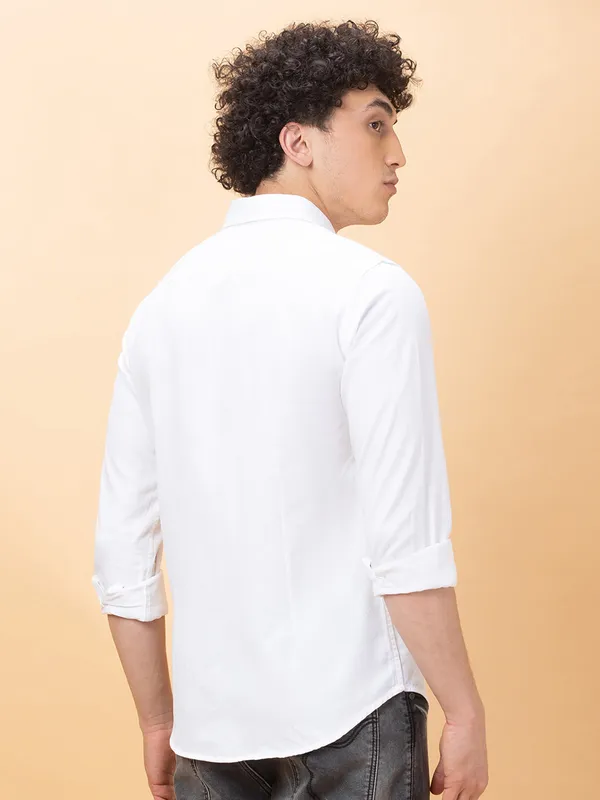 Being Human Mens-Top Shirts White
