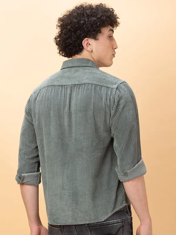 Being Human Mens-Top Shirts Green