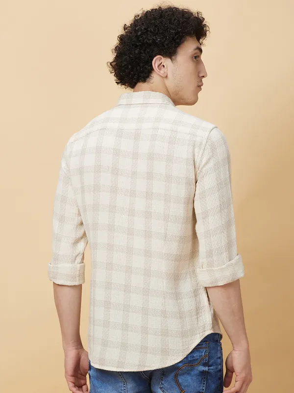Being Human Clothing Mens-Top Shirts Cream