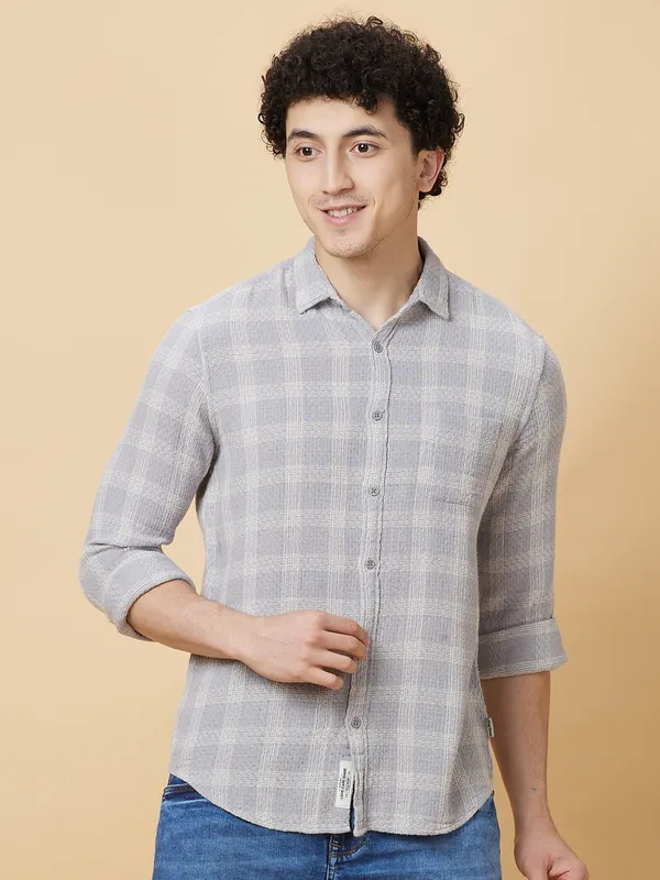 Being Human Clothing Mens-Top Shirts Grey