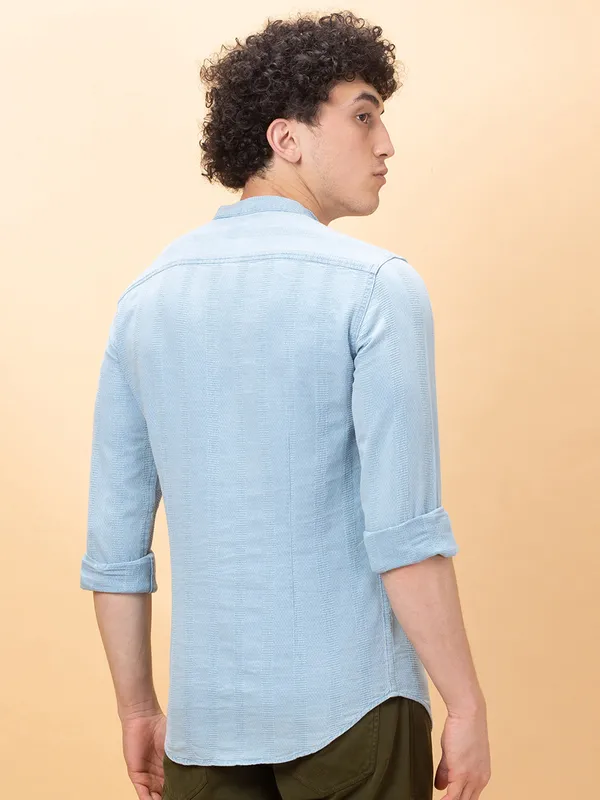 Being Human Clothing Mens-Top Shirts Blue