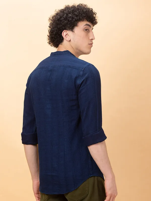 Being Human Clothing Mens-Top Shirts Dk.Navy