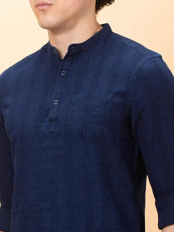 Being Human Clothing Mens-Top Shirts Dk.Navy