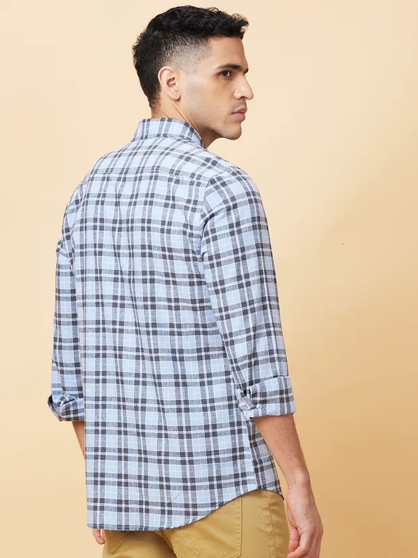 Being Human Mens-Top Shirts Blue