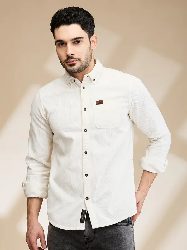 Being Human Clothing Mens-Top Shirts White