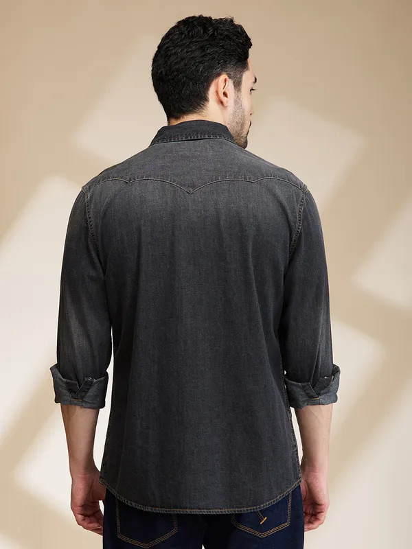 Being Human Clothing Mens-Top Shirts Black