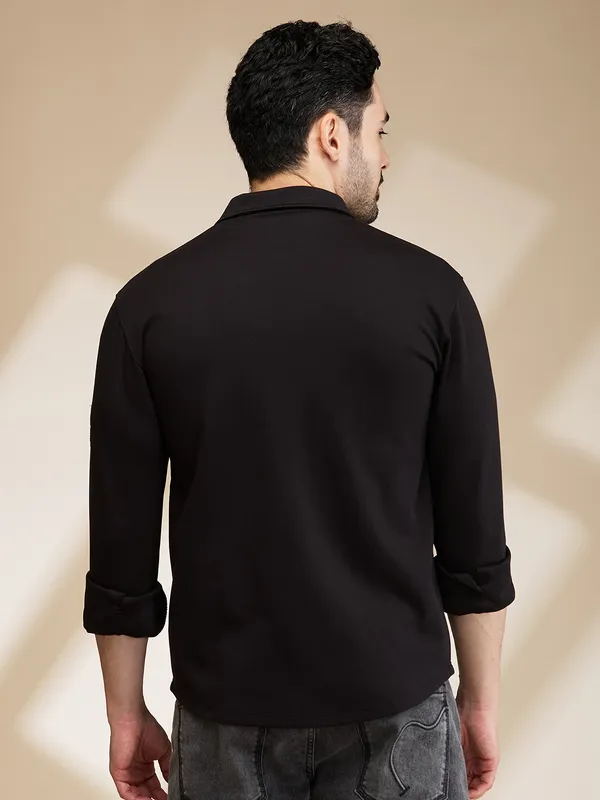 Being Human Mens-Top Shirts Black