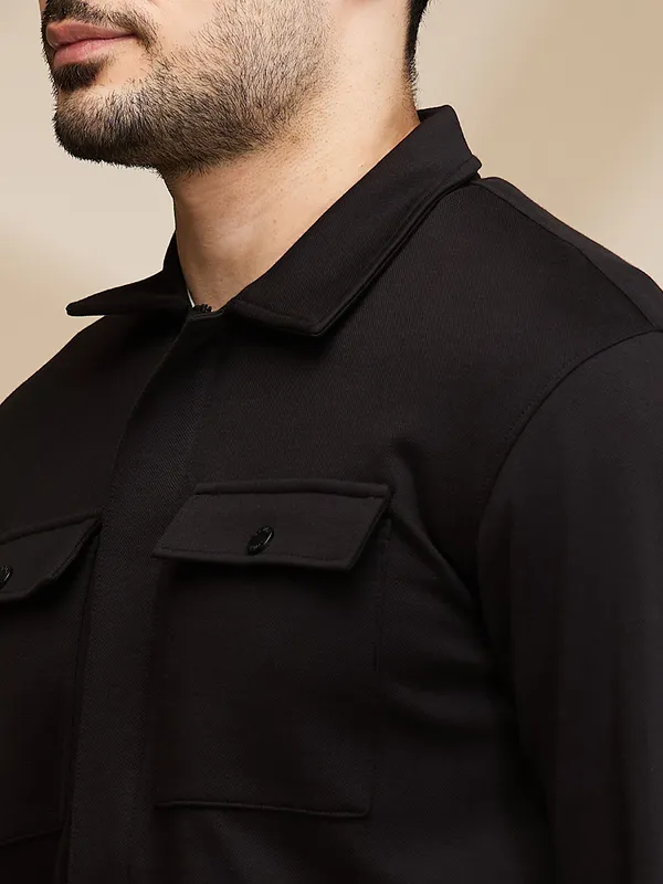 Being Human Mens-Top Shirts Black
