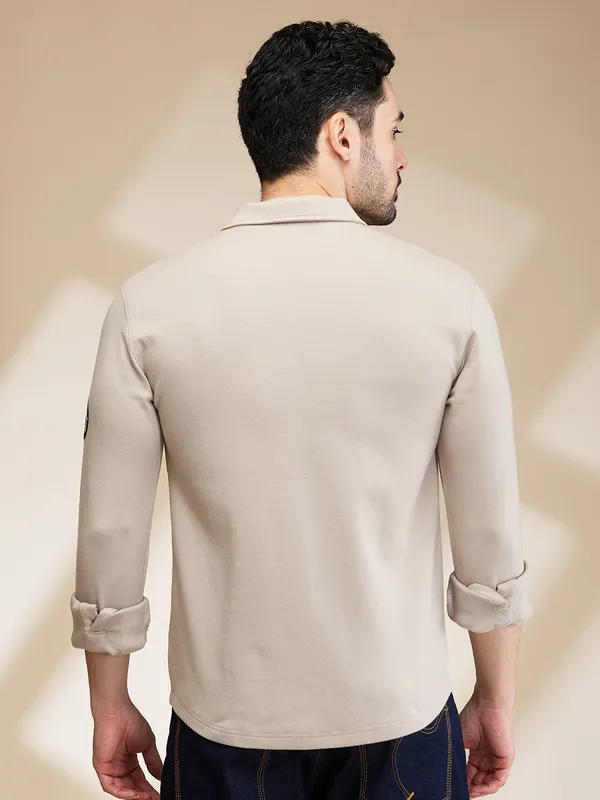 Being Human Mens-Top Shirts Cement