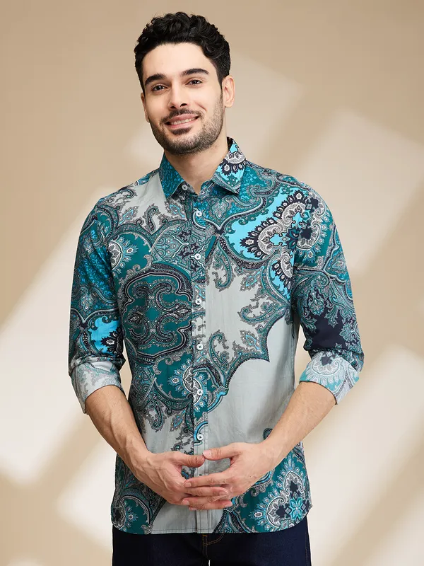 Being Human Clothing Mens-Top Shirts Blue