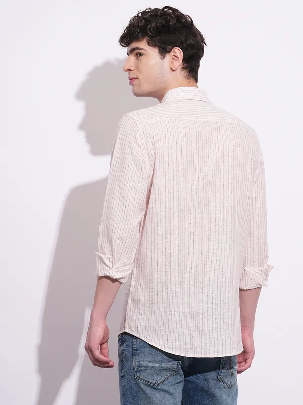 Being Human Mens-Top Shirts Pink